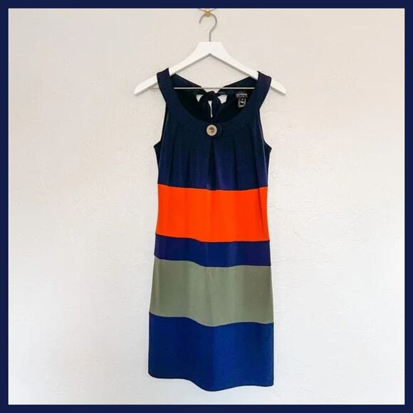En Focus Studio Color Block Sleeveless Dress size 4 - Picture 1 of 5
